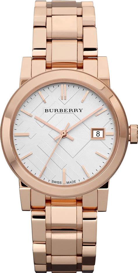 womens rose gold burberry watch|Burberry Ladies Watches .